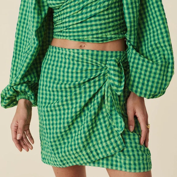 Spell Dresses & Skirts - Spell pixie wrap mini skirt grass